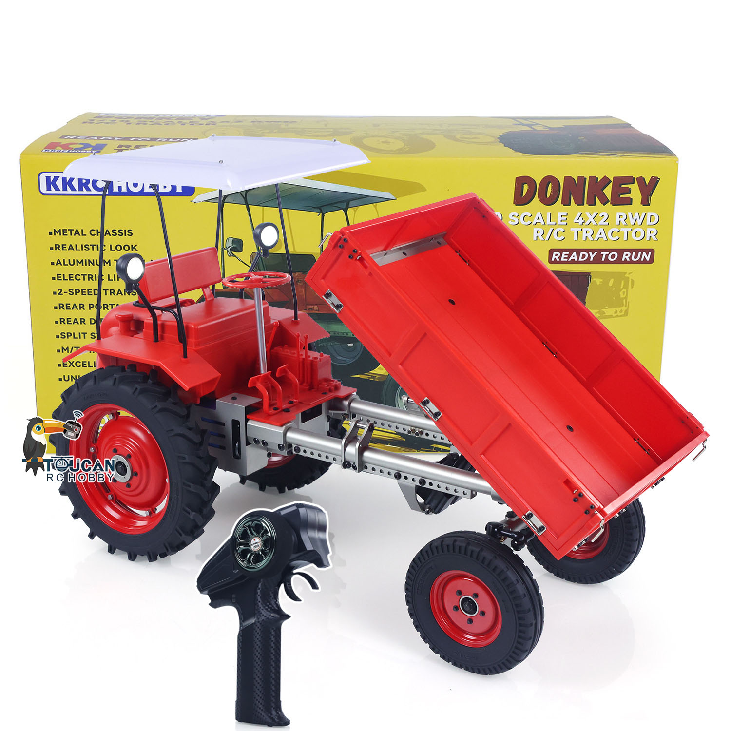 1/10 RC Farm Tractor Car 4x2 M - Rc Hobby Farm ulasan dan harga