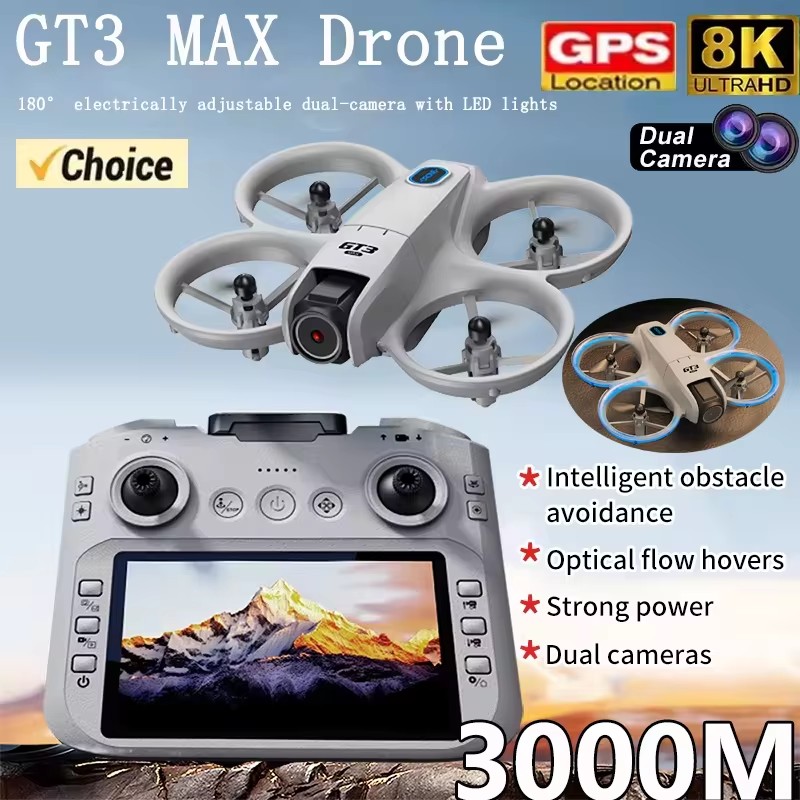 2026 GT3Max HD 8K RC Drone wit - Rc Hobby Grade Helicopter ulasan dan harga