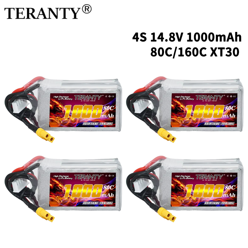 TERANTY 4S 1000mAh 14.8V 80C/1 - Lipo Battery 4S ulasan dan harga