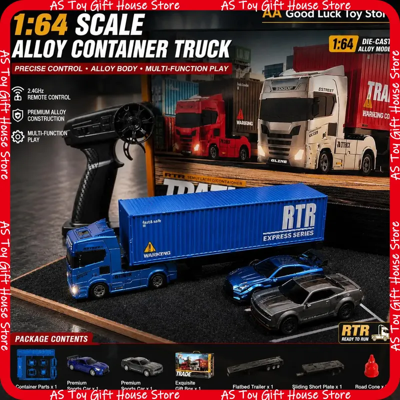 Rtr 1 64 Scale Rc Trailer Truc - Rc Hobby Grade Truck ulasan dan harga