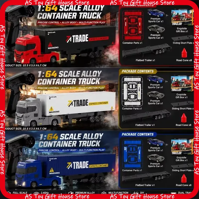 Rtr 1 64 Scale Rc Trailer Truc - Rc Hobby Grade Truck ulasan dan harga