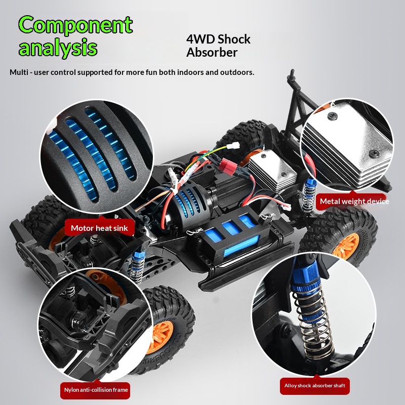 Huangbo Rc 1 10 Full Scale 4Wd - Rc Hobby Monster Truck ulasan dan harga