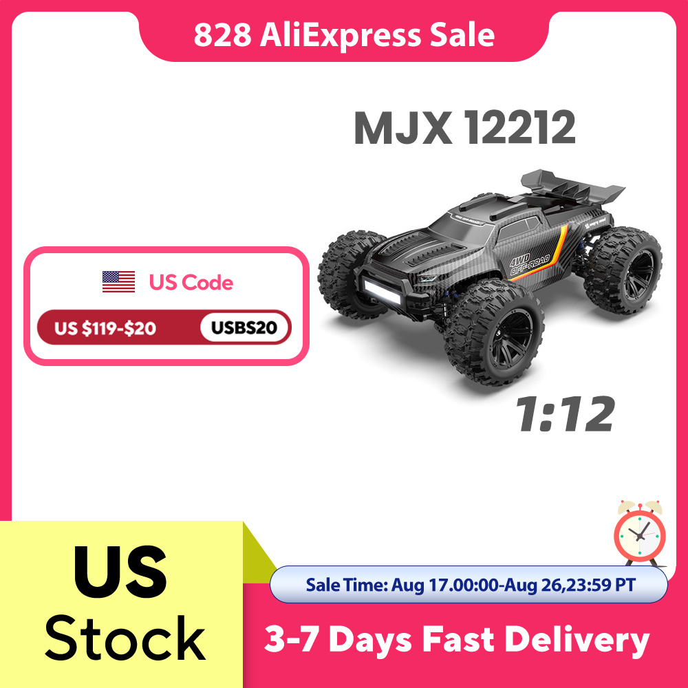 12212 1/12 MJX Brushless RC Mo - Rc Hobby Monster Truck ulasan dan harga