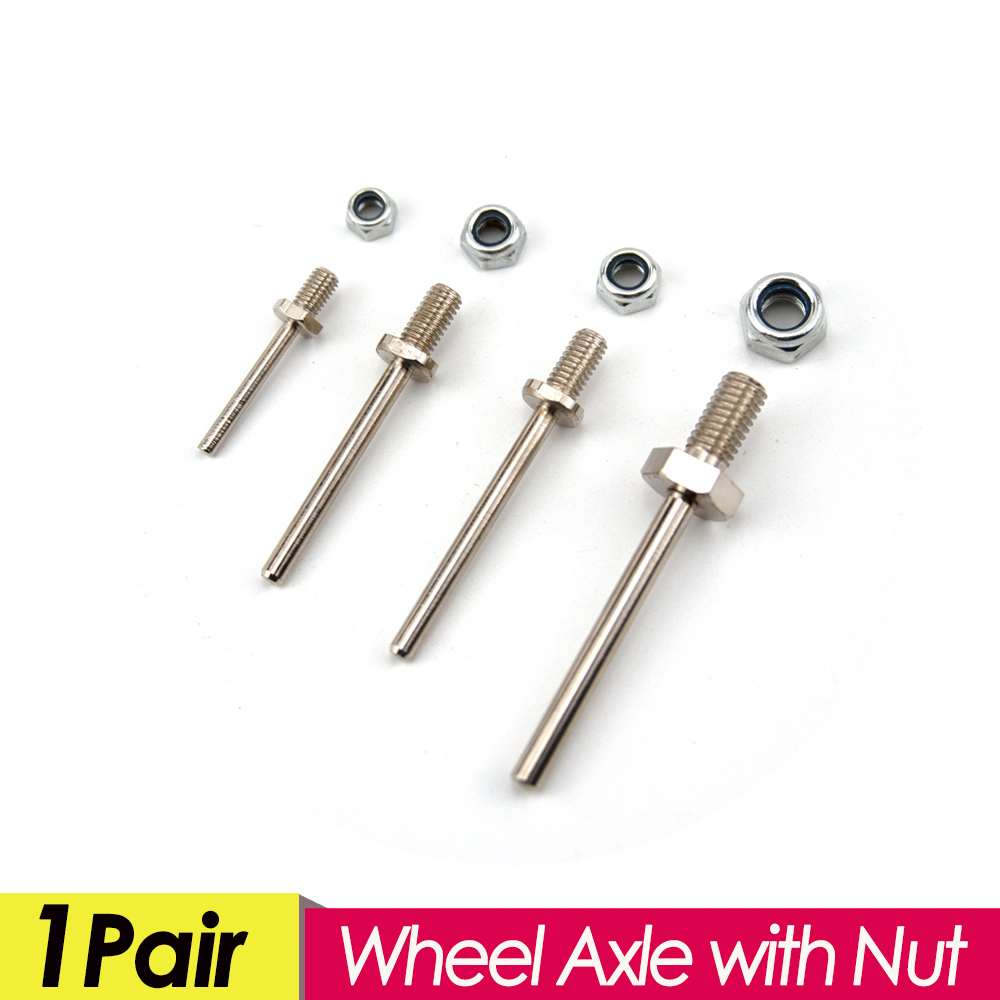 1Pair Wheel Axles Steel Shaft  - Rc Hobby Nut ulasan dan harga