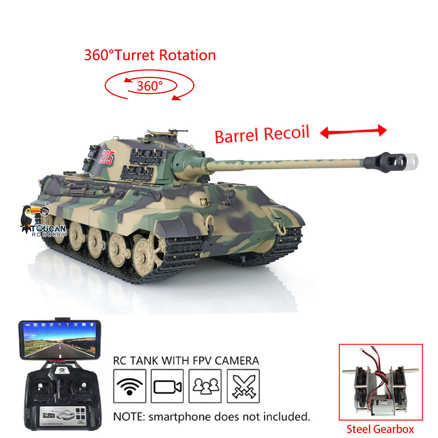 Toys Heng Long RC Panzer Tanks - Rc Hobby Kings ulasan dan harga
