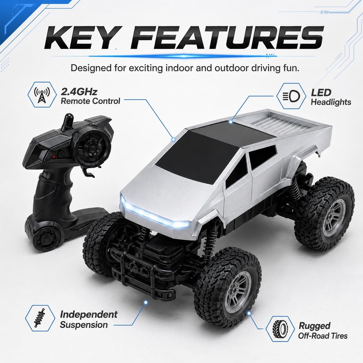 1:18 RC Car Remote Control Tru - Rc Hobby Grade Truck ulasan dan harga