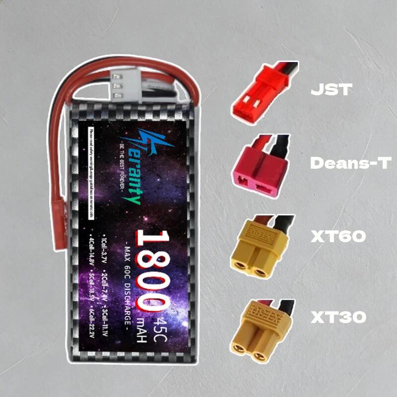 TERANTY 2S 3S 4S 1800mAh Lipo  - Lipo Battery 4S ulasan dan harga