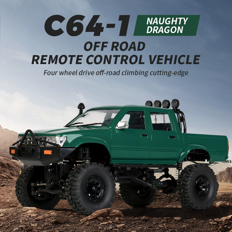 Full Scale WPL C64 4WD Climbin - Rc Hobby Grade Truck ulasan dan harga