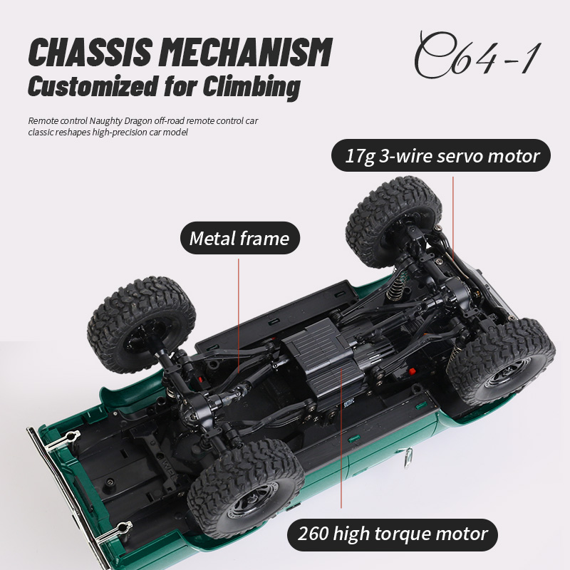 Full Scale WPL C64 4WD Climbin - Rc Hobby Grade Truck ulasan dan harga