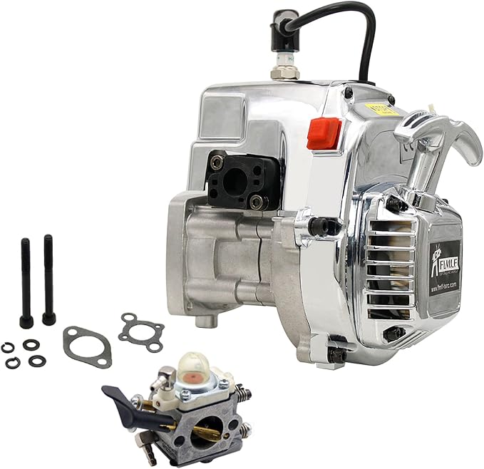 FLMLF 29CC 4 Bolt Engine Chrom - Rc Hobby Grade Truck ulasan dan harga