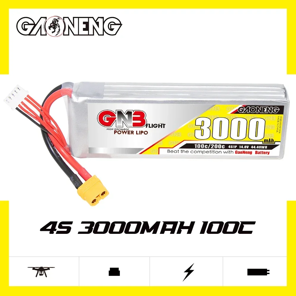 GAONENG GNB 3000mAh 4S 100C 20 - Lipo Battery 4S ulasan dan harga