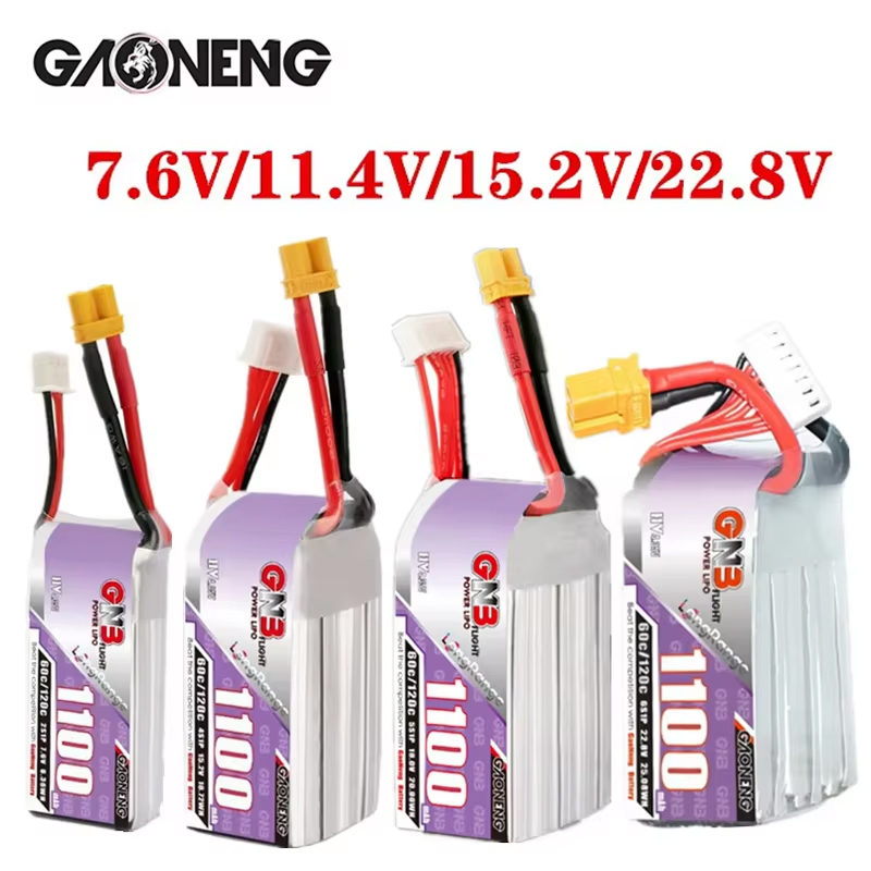 GNB 1100mAh 2S 3S 4S 6S 60C/12 - Lipo Battery 4S ulasan dan harga