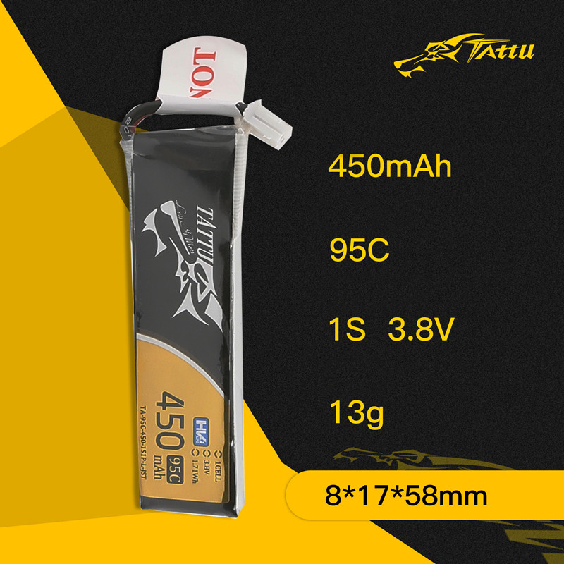 3Pcs NEW TATTU 450/500/550mAh  - Lipo Battery 4S ulasan dan harga