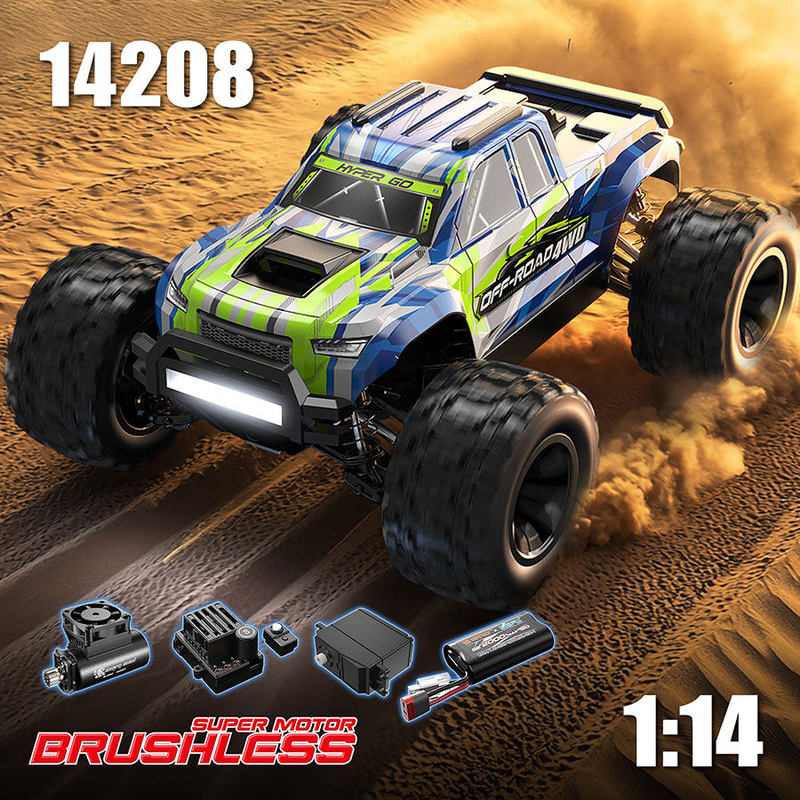 Mjx Hyper Go 1/14  14208 Brush - Rc Hobby Monster Truck ulasan dan harga