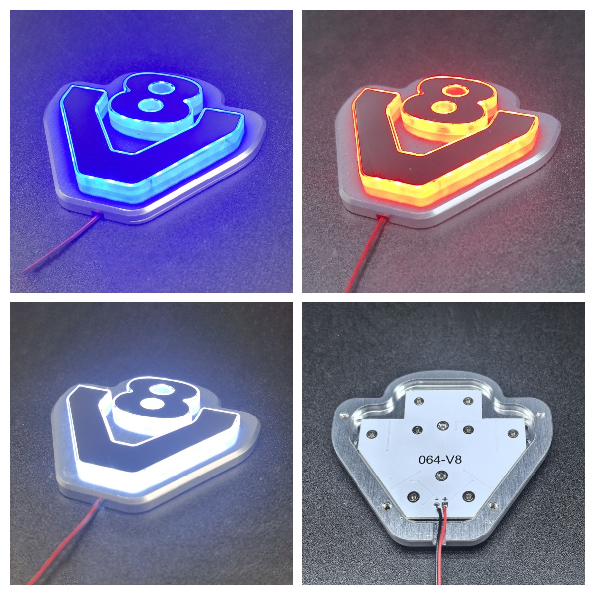 Cabin 5V LED Light Box Metal V - Rc Hobby Logo ulasan dan harga