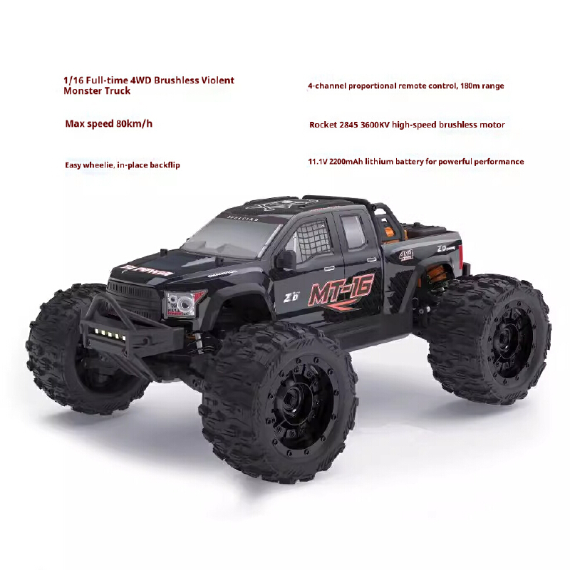 ZD MT16 1/16 Scale Brushless R - Rc Hobby Monster Truck ulasan dan harga